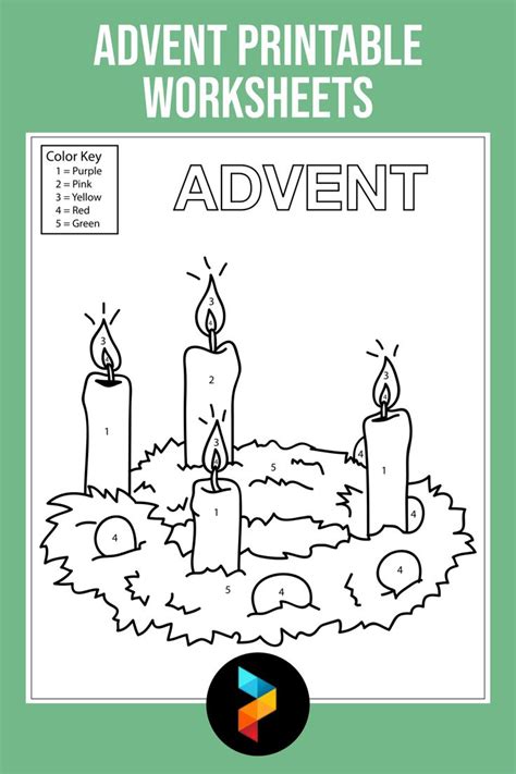 Free Printable Advent Calendar to Color Worksheets Library