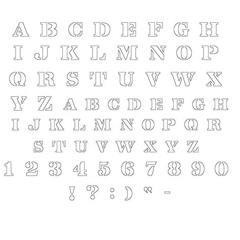 Free Printable Alphabet stencils View Image Design View Stencil Outline Design Purchase