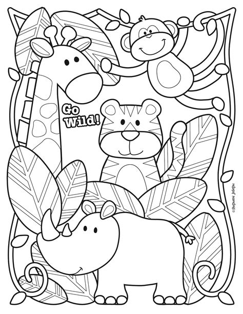 Free Printable Animal Coloring Pages Familyeducation