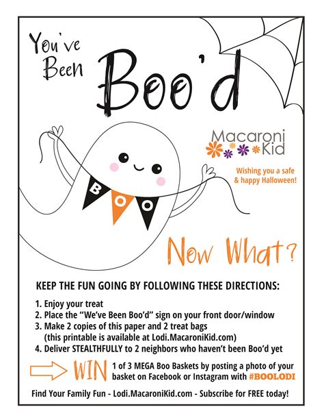 Free Printable Boo Basket Printable