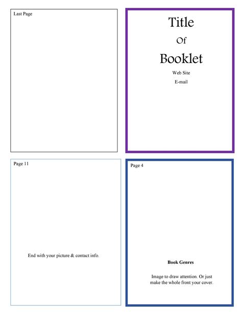 Free Printable Booklet