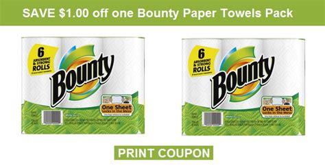 Free Printable Bounty Paper Towel Coupons Printable Templates