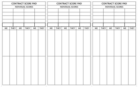Free Printable Bridge Game Contract Score Pad Sheet Bridge Game Bridge Card Game Bridge Card