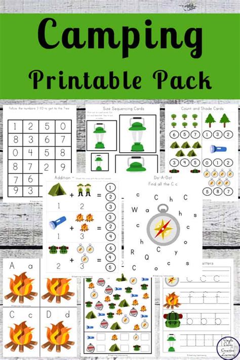 Free Printable Camping Patterns