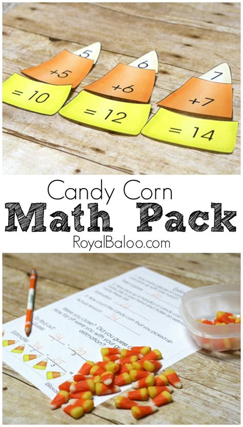 Free Printable Candy Corn Math Pack Rose Atwater