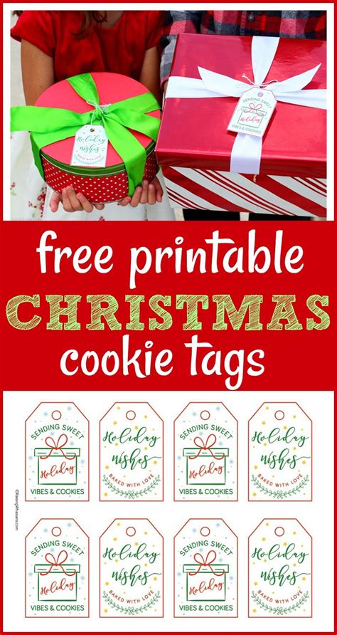 Free Printable Christmas Cookie Labels