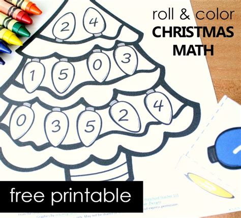 Free Printable Christmas Tree Number Matching Math Activity Fantastic