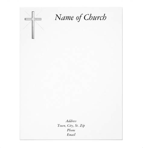 Free Printable Church Letterhead Template