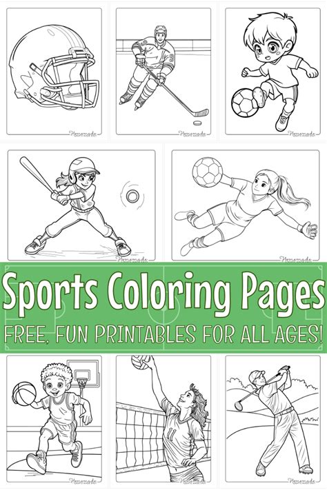 Free Printable Coloring Pages Sports