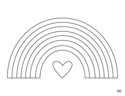 Free Printable Colouring Pages Rainbows thiefleet