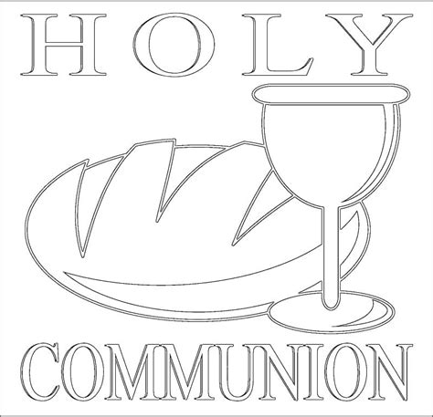 Free Printable Communion Coloring Pages