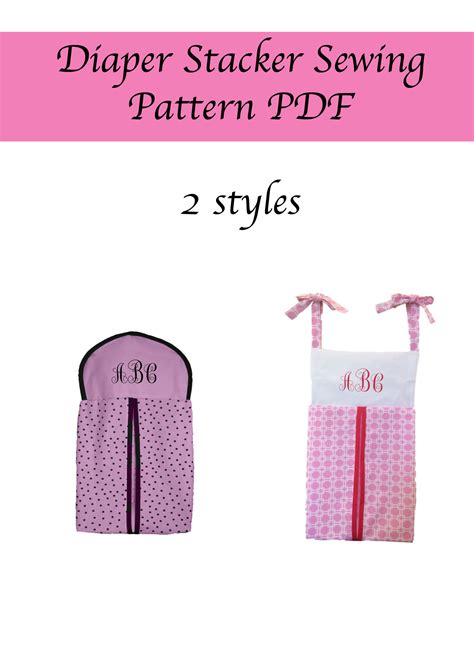 Free Printable Diaper Stacker Pattern Guides Learn How To
