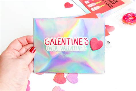 Free Printable Diy Foiled Galentine S Day Cards Brite And Bubbly