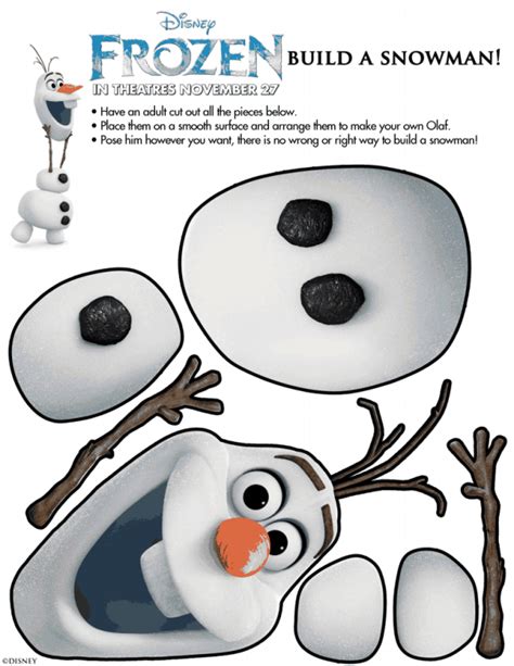 Free Printable Do You Wanna Build A Snowman Disneyways