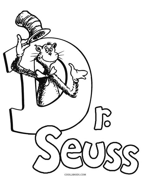 Free Printable Dr Seuss Coloring Pages