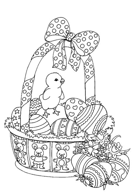 Free Printable Easter Coloring Pages For Adults