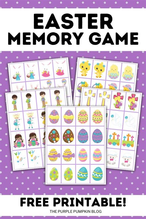 Free Printable Easter Memory Game