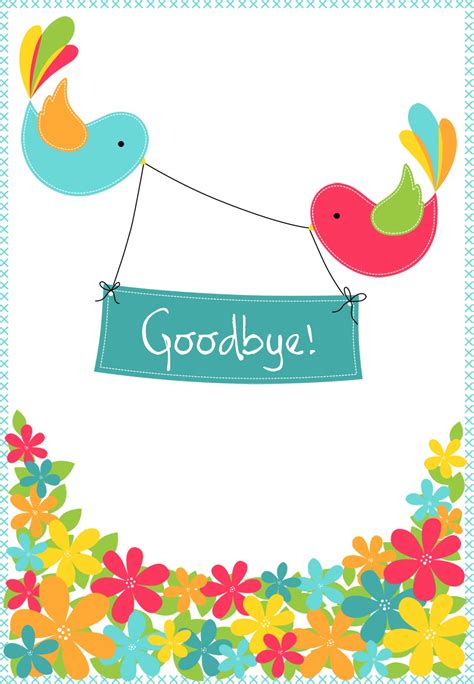 Free Printable Farewell Cards Coworker