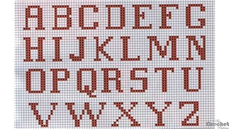 Free Printable Filet Crochet Alphabet Patterns Printable Word Searches