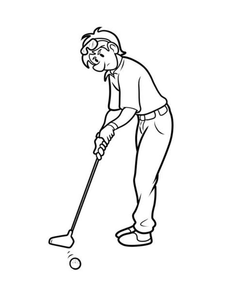 Free Printable Golf Coloring Pages Get Coloring Pages