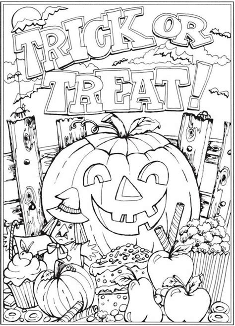 Free Printable Halloween Coloring Pages for Adults