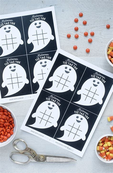 Free Printable Halloween Tic Tac Toe Game - Alice and …