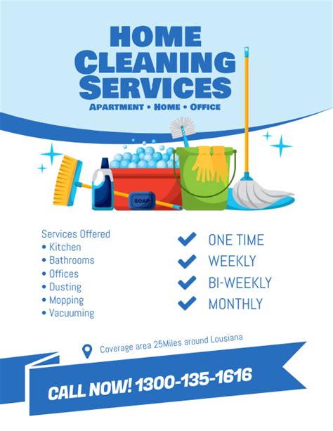 Free Printable House Cleaning Flyers