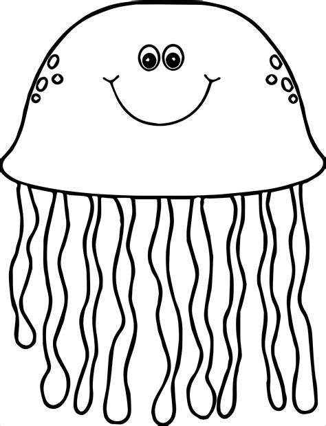 Free Printable Jellyfish Template