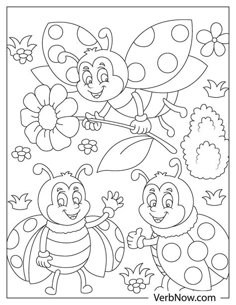 Free Printable Ladybug Coloring Pages