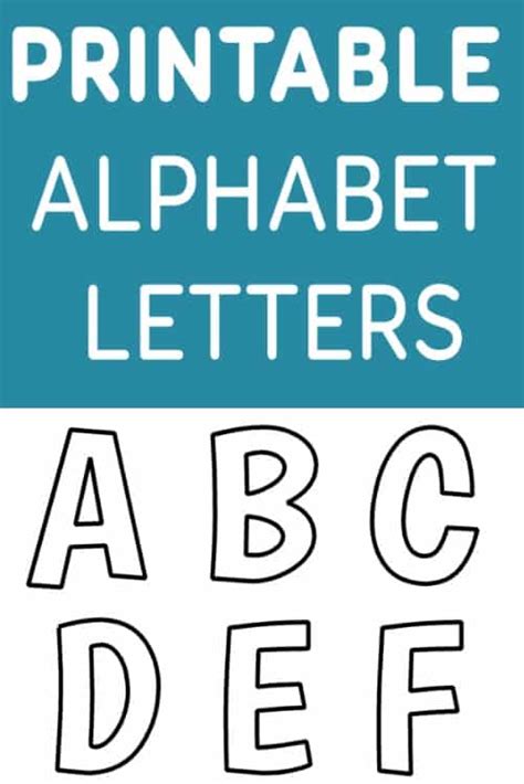 Free Printable Letters For Signs