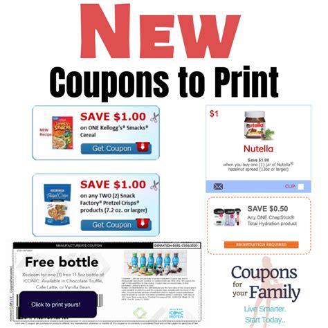 Free Printable Manufacturers Coupons