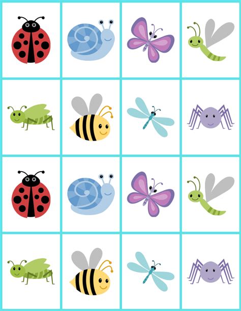 Free Printable Memory Games For Elementary
