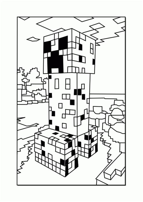 Free Printable Minecraft Coloring Sheets