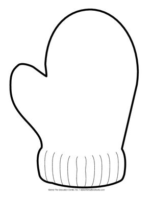Free Printable Mitten Patterns Clipart Wikiclipart