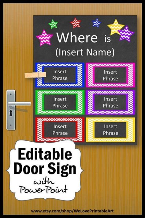 Free Printable Office Door Signs Templates