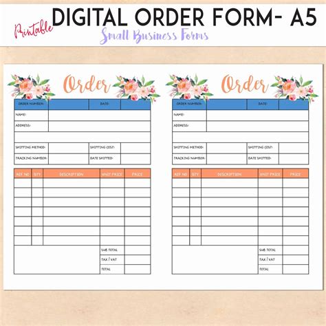 Free Printable Order Forms For Crafts CRAFT KLS