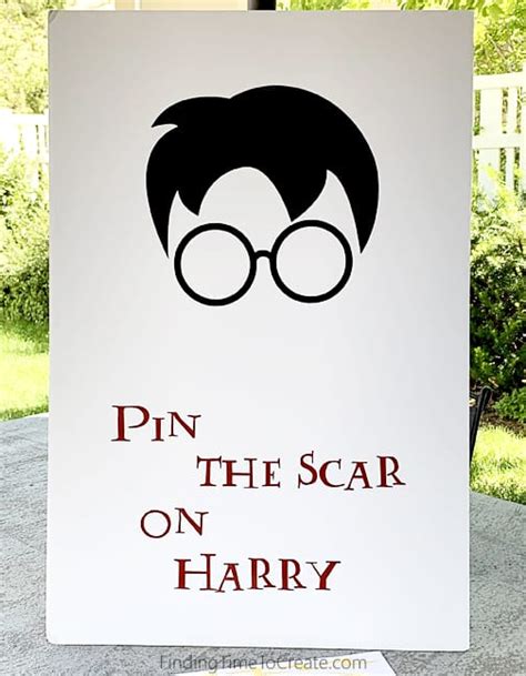 Free Printable Pdf Pin The Scar On Harry Potter Game Luftmensch Designs