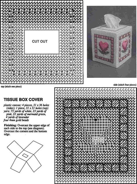 Free Printable Plastic Canvas Tissue Box Patterns Free Printable