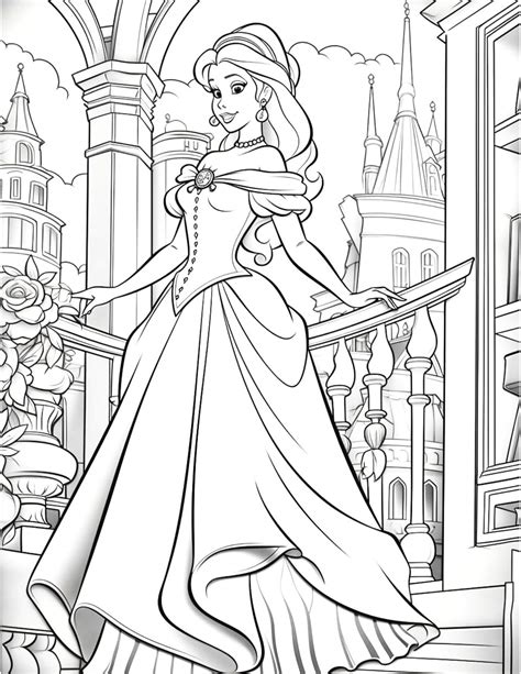 Free Printable Princess Coloring Pictures Coloring And Malvorlagan