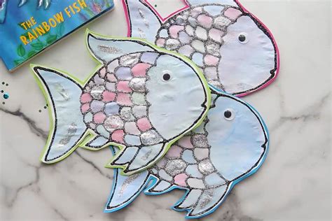 Free Printable Rainbow Fish Pattern