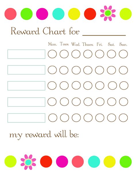 Free Printable Reward Sticker Char