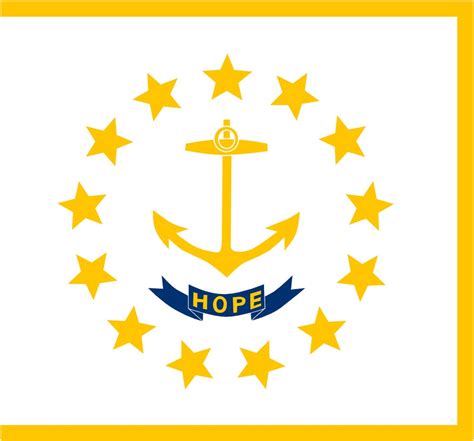 Free Printable Rhode Island State Flag - deSIGNerySigns