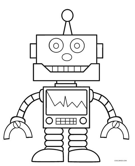 Free Printable Robot Coloring Pages Free Printable Robot Coloring Page