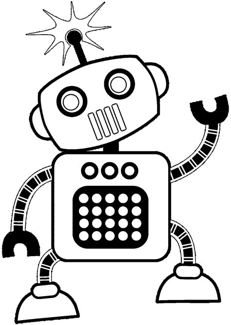 Free Printable Robot Coloring Pages for Kids and Adults - MSN