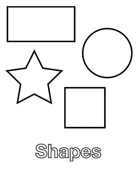 Free Printable Shapes Coloring Pages For Kids - Pinterest