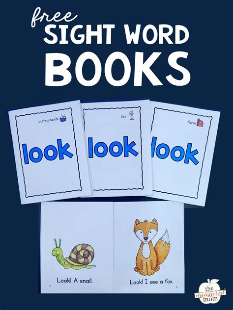 Free Printable Sight Word Books For Kindergarten