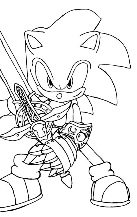 Free Printable Sonic Coloring Sheets
