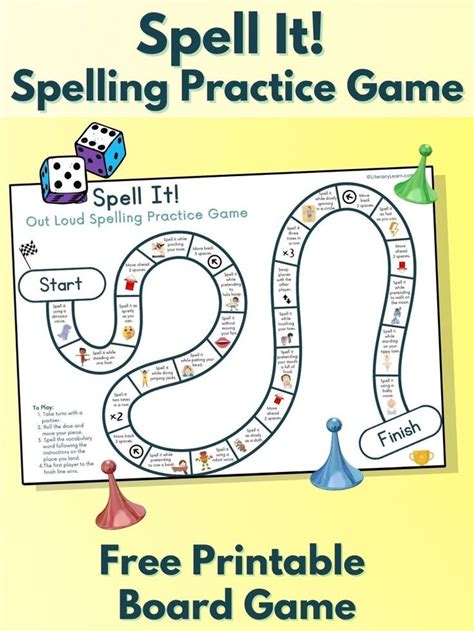 Free Printable Spelling Game