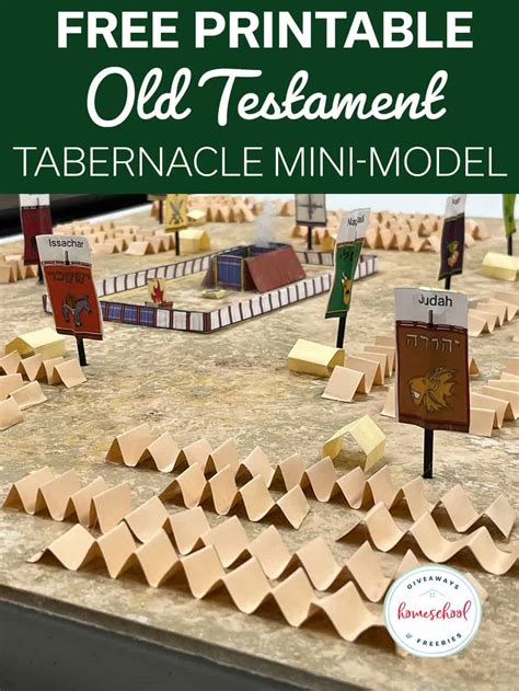 Free Printable Tabernacle Model of the Old Testament