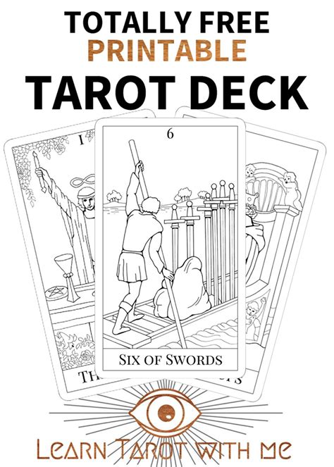 Free Printable Tarot Card Deck